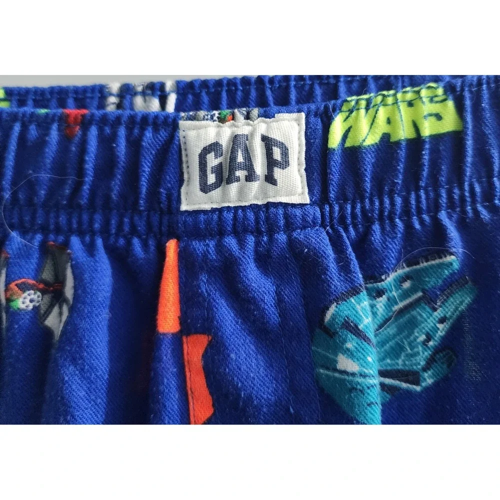 GAP Kids Star Wars Pajama Pants Blue‎ Sleepwear Boys Girls Size 12